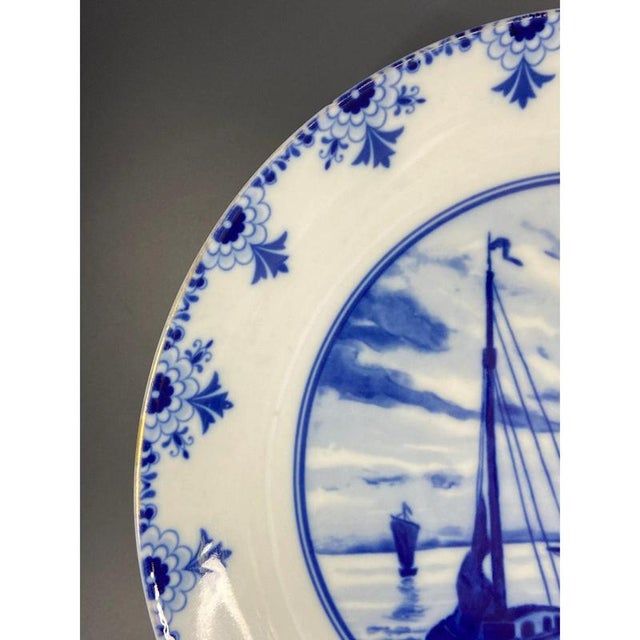 Vintage Cobalt Blue W 1764 Collection Plates from Wallendorf, GDR, 1964, Set of 2 For Sale - Image 5 of 13