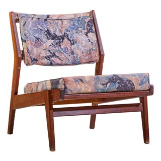 Jens Risom Style Mid Century Lounge Chair For Sale