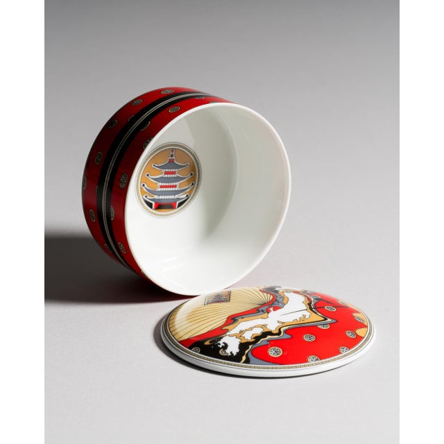 Visit to Japan Collectors Box No. 7 by Kathy Still for Rosenthal Studio-Line, Germany, 1980s For Sale - Image 9 of 13