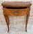 French Demi Lune Folding Card or Console Table with Baize Top, 1900s For Sale - Image 9 of 18