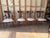 Set of 4 Century Biedermeier Neoclassical Style Dining Room Chairs 2 Armchairs and 2 side chairs It features Satinwood...