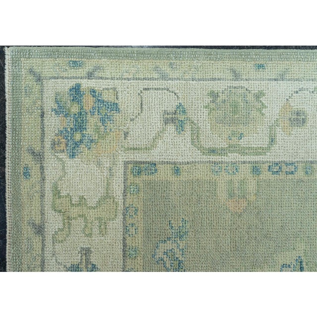 Turkish Oushak Rug 3'10"x 6' #19050 For Sale - Image 4 of 8