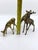 Brass Vintage Late 20th Century Brass Deer Statues - A Set of 3 For Sale - Image 8 of 9