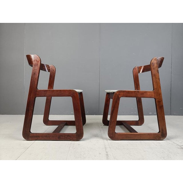 Vintage Dining Chairs by Mario Sabot, 1970s, Set of 6 For Sale - Image 9 of 10