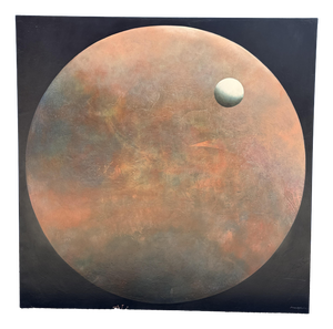 Ricardo Avedaño, Moon, 2000s, Oil Painting on Canvas