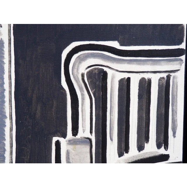 Oil on Canvas Painting by K.J For Sale - Image 6 of 8