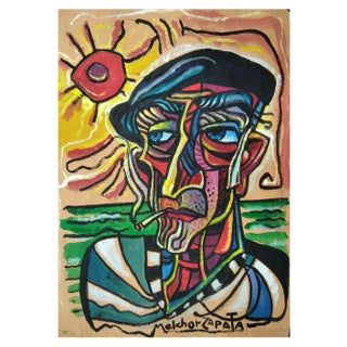 Melchor Zapata, Untitled, 2014, Acrylic on Paper For Sale