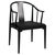 Black Model 4283 Chinese Chair attributed to Hans J. Wegner for Fritz Hansen For Sale - Image 8 of 8