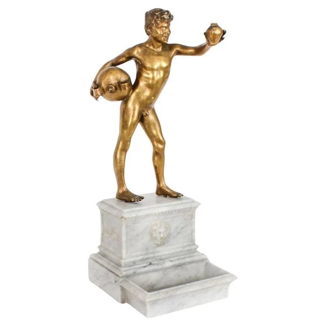 Antique Bronze Water Carrier by Vincenzo Gemito, 19th Century For Sale - Image 14 of 14