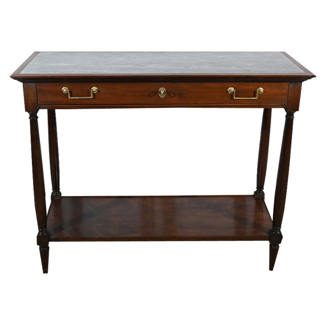 18th Century Louis XVI Mahogany Console For Sale