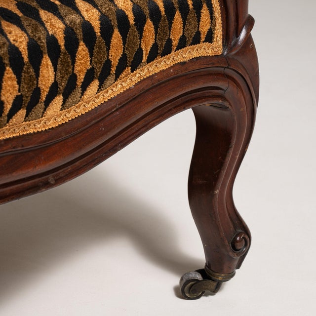 Late 19th Century France Brown Wood Sofa For Sale - Image 10 of 11