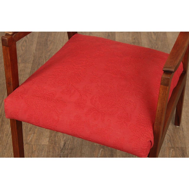 Alma Desk Company Mid Century Modern Walnut Armchair For Sale - Image 10 of 12