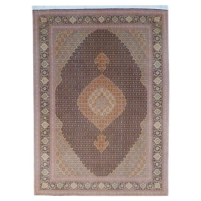 Tabriz Mahi Rug, 2000s For Sale
