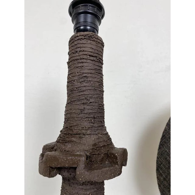 1960s Mid-Century Brutalist Stone Table Lamp, 1960s For Sale - Image 5 of 14