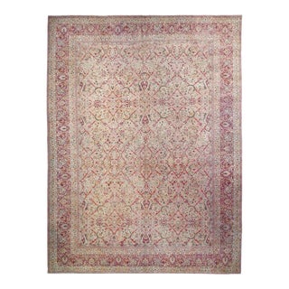 Late 18th Century Antique Tabriz Rug 9'11'' x 13'6'' For Sale