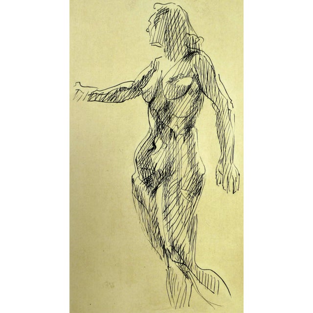 Figurative Francois Villon, Nude Female Etching For Sale - Image 3 of 5