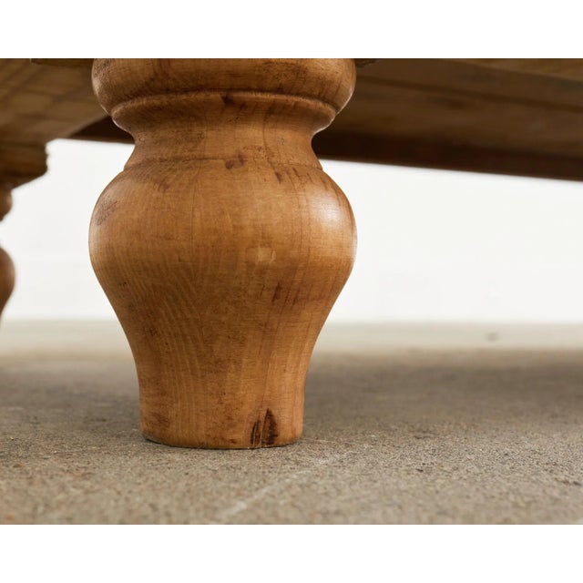 19th Century Country English Provincial Pine Sideboard Server For Sale - Image 11 of 13