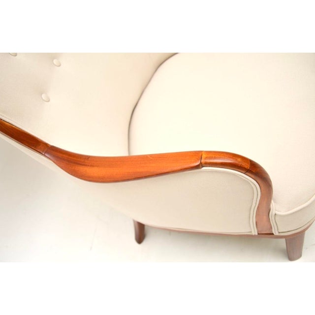 1940s Vintage Swedish Chairs by Carl Malmsten, 1940s, Set of 2 For Sale - Image 5 of 9