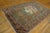 Tribal 1920s Fine Green Small Pictorial Garden of Paradise Antique Floral Kerman Rug For Sale - Image 3 of 6