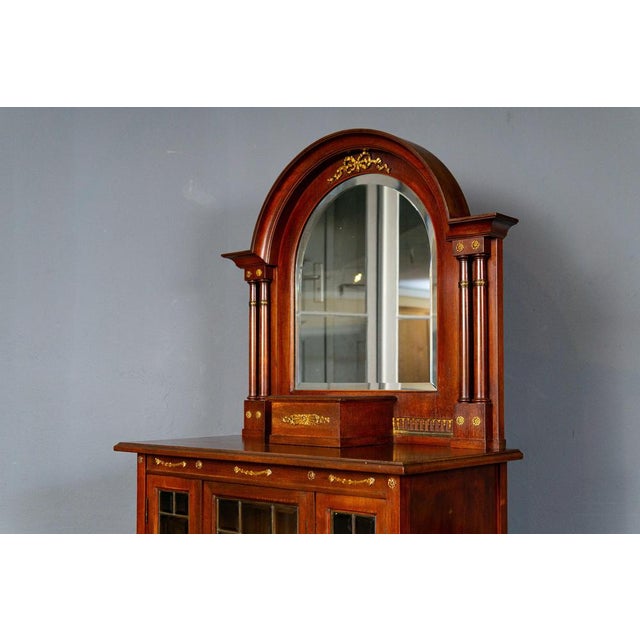 Vinrage Brown Wooden Cabinet For Sale - Image 8 of 18
