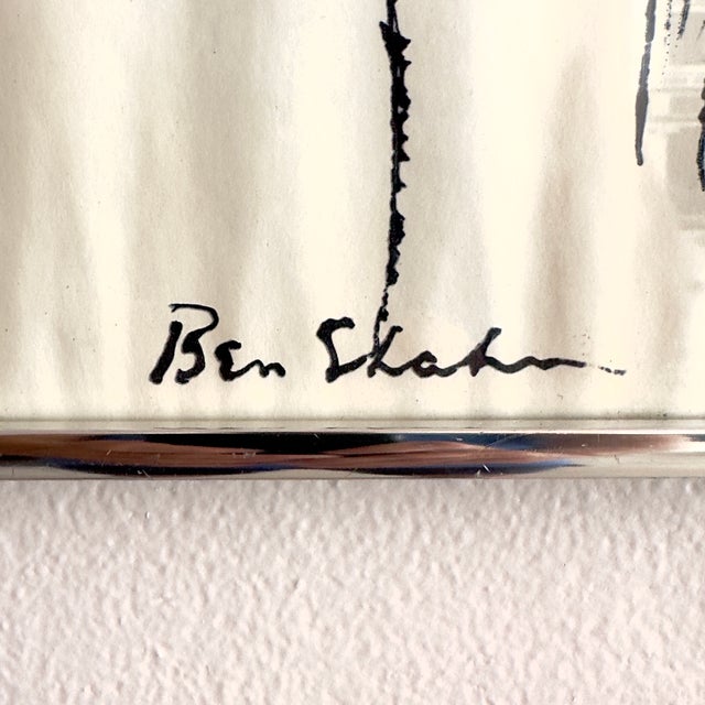 Ben Shahn Exhibition Promotional Poster, Circa 1962 For Sale - Image 12 of 15
