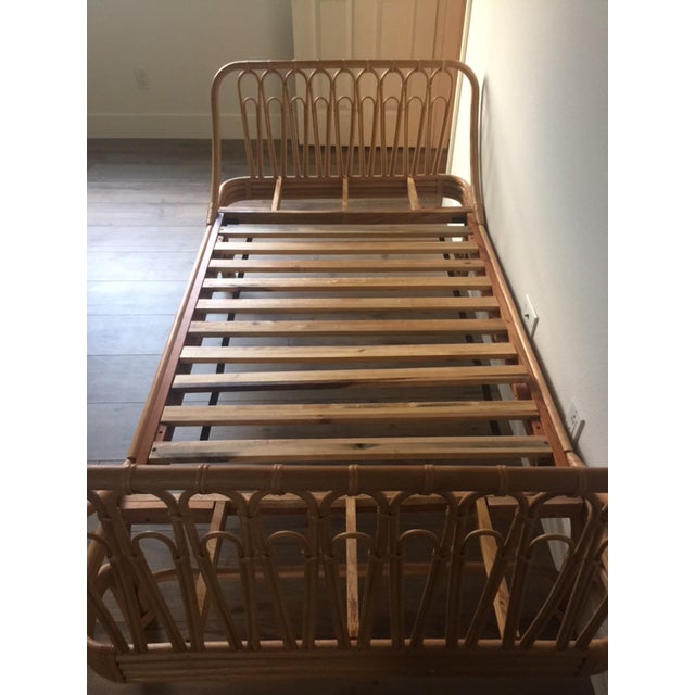 Boho Chic Rattan Twin Bed Chairish