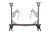 19th Century French Bronze and Wrought Iron Fireplace Stand For Sale - Image 11 of 11