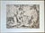 Rare original etching Mercury and Argus circa 1640. Etching on antique laid paper presented matted and framed. Print size...