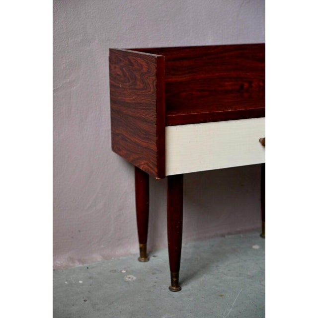 Vintage Bedside Table in Wood, 1960s For Sale - Image 4 of 11