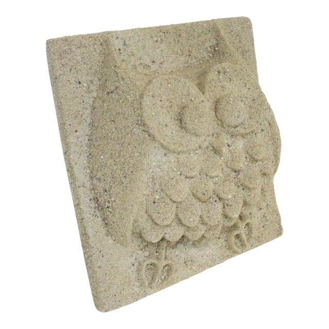 Mid Century Owl Wall Sculpture by Barbara Field For Sale