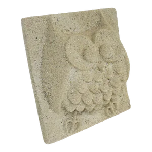 Mid Century Owl Wall Sculpture by Barbara Field