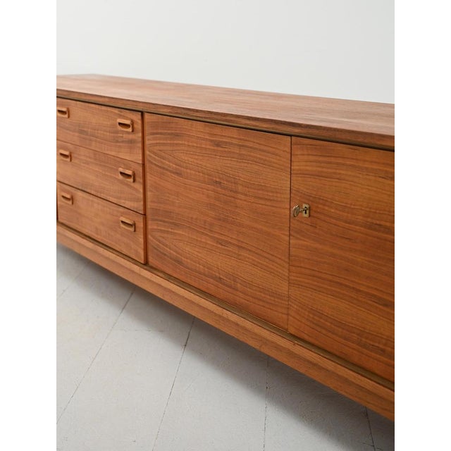 Vintage Walnut Sideboard, 1960s For Sale - Image 11 of 14