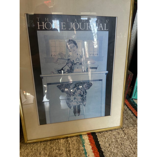 1970s Pair of Ladies Home Journal Magazine Covers, Framed For Sale In Atlanta - Image 6 of 9