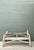 Metal Vintage Faux Bois Concrete Garden Bench For Sale - Image 7 of 13