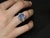 Late 20th Century Late 20th Century Fine 9.91ct Gia Ceylon No Heat Sapphire 0.74ct Diamond Platinum Ring Size 6.25 For Sale - Image 5 of 18