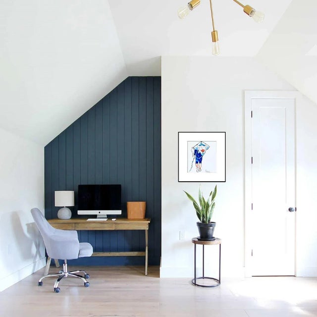 "The Kite Runner and His Son" Contemporary Original Expressionist