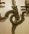 Large Vintage French Bronze Candle Wall Lights, 1920s, Set of 2 For Sale - Image 9 of 18