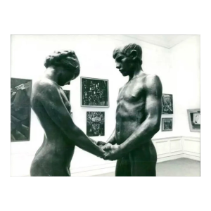 Swedish Bronze Bronze Figural Sculpture Photograph