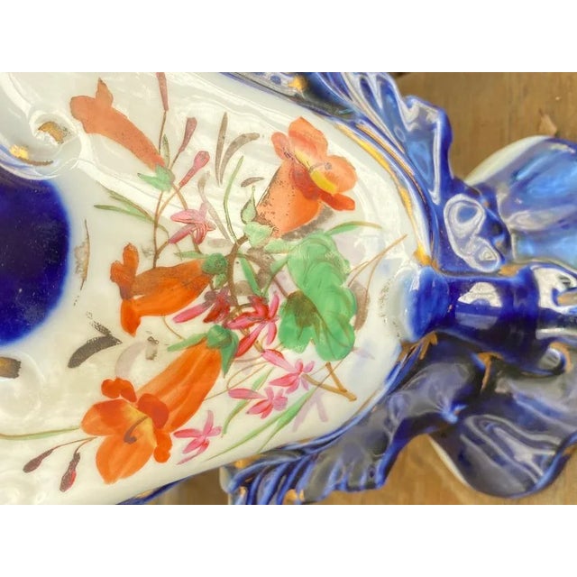 Parisian Porcelain Vases, France, 1860, Set of 2 For Sale - Image 4 of 12