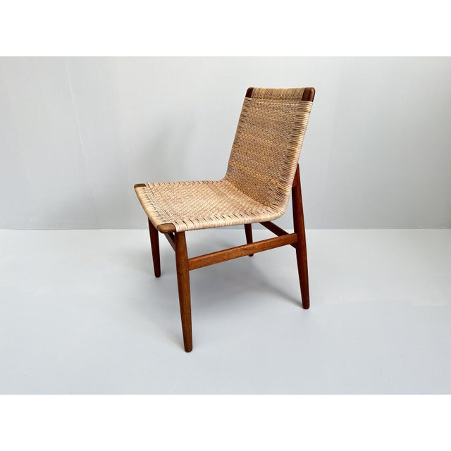 Vintage Teak and Rattan Chair by Jørgen Høj for Thorald Madsen, 1950s For Sale - Image 17 of 17