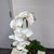Savage London Painted Tole Canister + Faux Orchid Arrangement, 19th-Century For Sale - Image 10 of 12