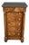 Late 19th Century Empire Walnut Living Room Cabinet For Sale
