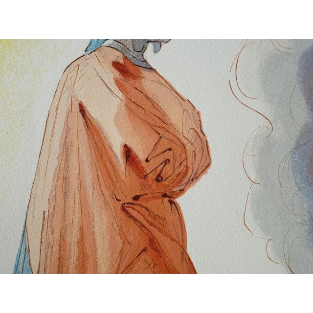 Salvador Dali, Dante at the Entrance to Paradise, Woodcut For Sale - Image 5 of 6