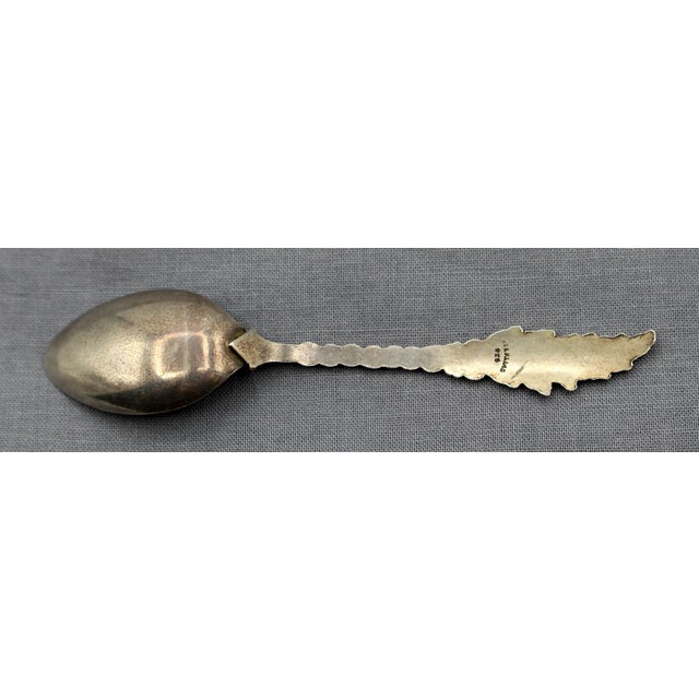 Sterling souvenir spoon "Women's Exposition of the Carolinas 1897." Marked "Sterling 925." Very rare surviving souvenir of...