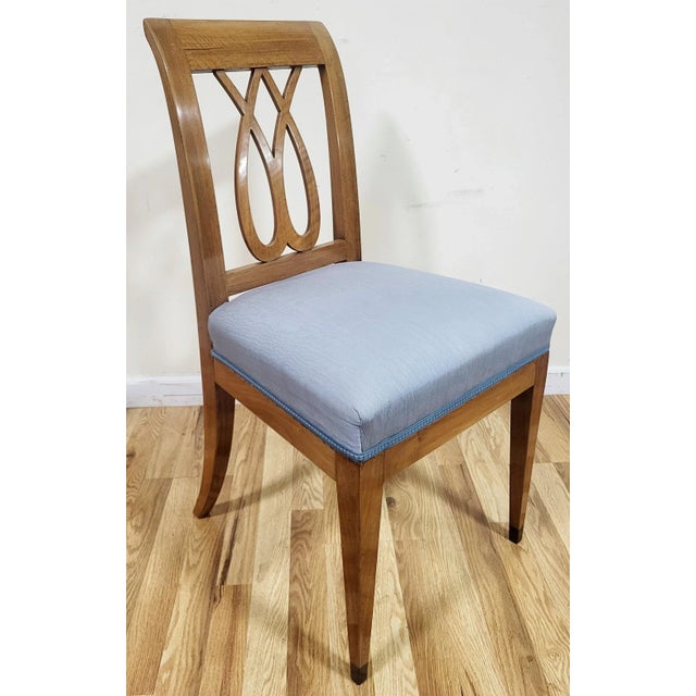 Set of 6 Antique Austrian / German Carved Biedermeier Style Dining Chairs For Sale In New York - Image 6 of 11