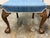Chippendale Moiré-Patterned Fabric Side Chairs, Vintage For Sale - Image 9 of 12