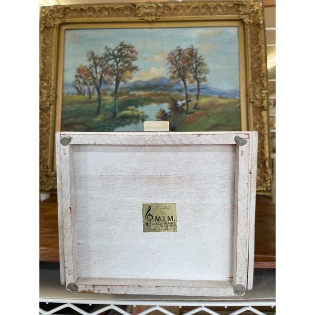 1970s Mid-Century Modern M.I.M.Lador Inc New York Wooden Jewelry Chest With Seven Drawers, Made in Japan For Sale - Image 10 of 10