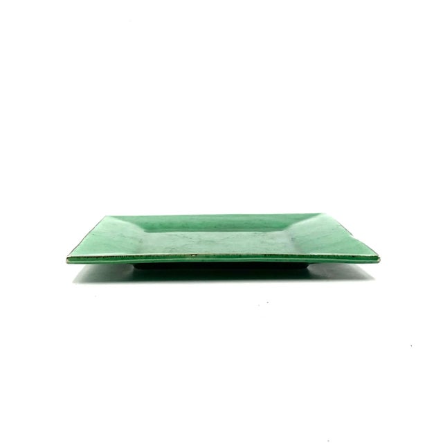 Green Fire-Glazed Ceramic Vide Poche, France, Ca. 1960 For Sale - Image 6 of 12
