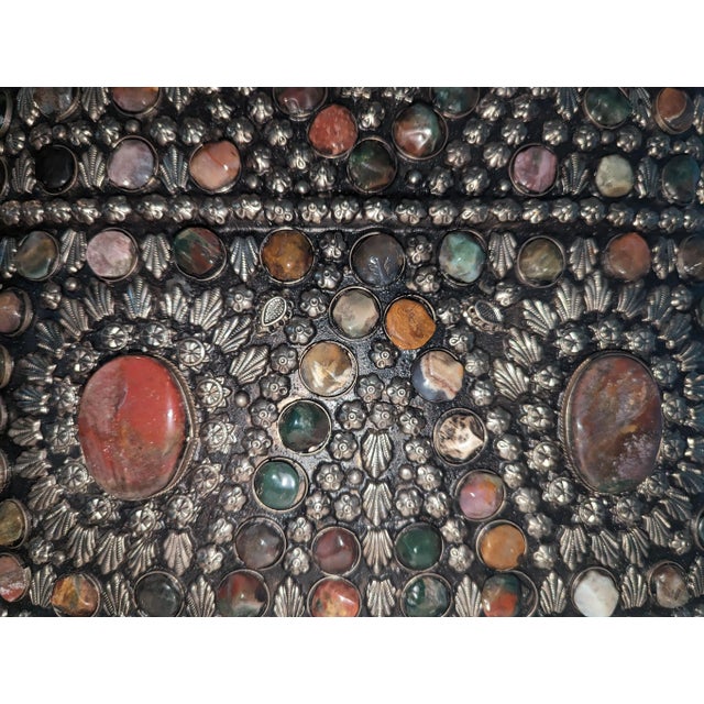 1990s 90's Bejeweled Oval Bucket/Wine Chiller For Sale - Image 5 of 10