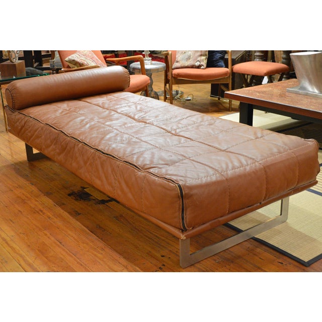 Mid Century Italian Modernist Faux Leather Daybed Chairish